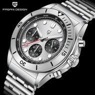 PAGANI DESIGN 2023 New Men Watches Top Brand Luxury Quartz Watch For Men Chronograph VK63 Stainless Steel