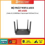 Asus RT-AX52 wifi 6 transmitter (AX standard/ AX1800Mbps/ 4 external antennas/ Wifi Mesh/ 35 Users)