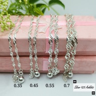 Anklets Silver 925/Gelang kaki Perak 925