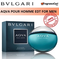 Bvlgari AQVA Pour Homme EDT Men (50ml/100ml/Tester) [New 100% Authentic Perfume FragranceCart] Bulgari Acqua Aqua Blue