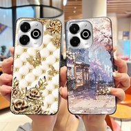 Anti-scratch Phone Case For Umidigi G100X/G9X Soft Silicone Black Casing Aesthetic Beautiful Blue Sk