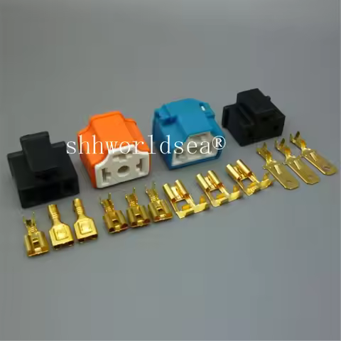 1Sets H4 9003 3pin Ceramic Wire Wiring Car Head Light Bulb Lamp Harness Socket Plug Auto h4 connecto