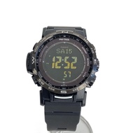 CASIO mens watches Wrist Watch Digital rubber BLK PRW-35Y Direct from Japan Secondhand