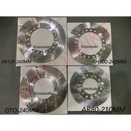 YTEQ KAWASAKI GTO / AR125 / AR80 / KH100 FRONT DISC BRAKE PLATE DISC DEPAN ORIGINAL YTEQ
