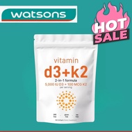 Vitamin D3 5,000 IU + K2 MK-7 100 mcg, 180 Softgels | 2-in-1 Bone, Immune & Heart Support | Easy to 