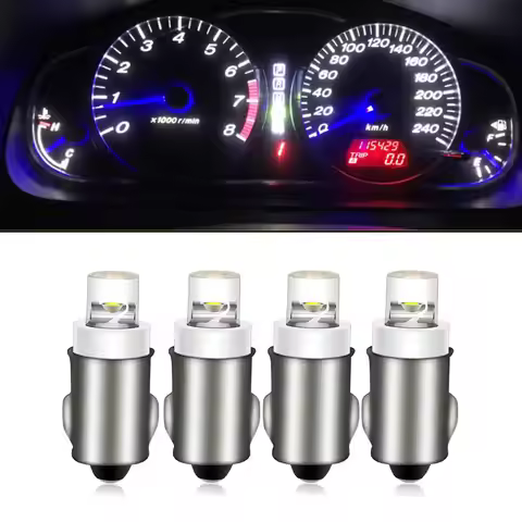 4Pcs Automotive Dashboard Clearance Light BA7S T7 LED 12V Car Interior Instrument Panel Indicator La