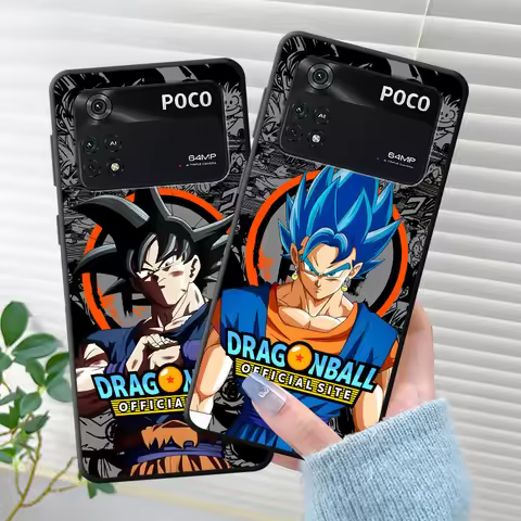 Dragon Ball Son Goku Funda Phone Cover Case for Xiaomi Poco F8 F1 C75 C71 F3 M5 M3 M4 M7 Pro X3 X4 X