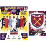 West Ham United 2022/23 Match Attax Football Club Cards