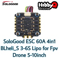 SoloGood ESC BLHELI_S 60A 4in1 BLS60A ESC 30.5X30.5mm 2-6S Designed for 7-10inch FPV Drone