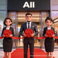 Flower Ball Opening Ceremony Opening Ceremony Ribbon Cutting Flower Ball Ribbon 26.3.10