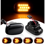 2pcs Dynamic Led Side Marker Flowing Turn Signal Light Panel Lamp for Toyota Corolla E10/E11/E12 Yar