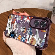 HP Phone Case for OPPO A60 Case Anime Luffy Case airbag Thin Silicone Case Softcase Cooling Phone Ca