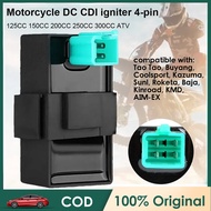 4ขา DC CDI กล่องสำหรับ125CC 150CC 200CC 250CC 300CC ATV สกปรก Go Kart รถจักรยานยนต์อุปกรณ์เสริมไฟฟ้าจุดระเบิด