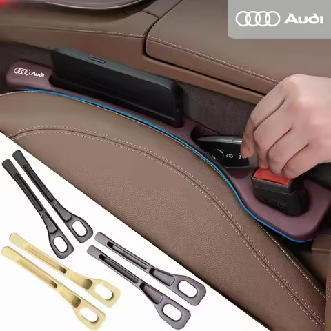 Car Seat Leak-Proof Plug Gap Filler Pad Seat Side Seam Strip For Audi A3 8l A1 Q5 mk2 A5 A4 B7 B8 B5