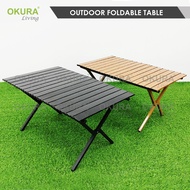 OKURA Foldable Camping Table Camp Table Camping Folding Table Ultralight Carry Bag Meja Camping 露营桌子