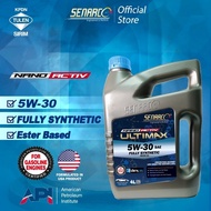 SIRIM CERTIFIED Senarco Ultimax Nano Activ 5W30 Fully Synthetic Car Engine Oil Honda CRV Toyota Prot