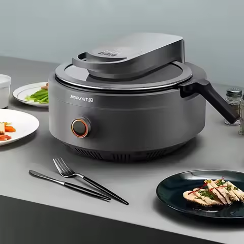 Joyoung Cooking Machine Robot Electric Frying Pan Smoke free precise Temperature Control Intelligent