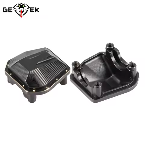 Heavy Duty Black Brass Diff Cover 33g for 1/10 Scale RC Comp Crawler Axial SCX10 PRO 4x4 LCG Chassis