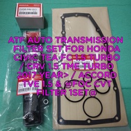 ATF AUTO TRANSMISSION FILTER SET HONDA CIVIC TEA FC 1.5 / CRV 1.5 TME  / ACCORD TVE 1.5 & @ CVT FILT