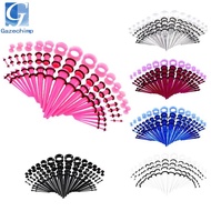 [Gazechimp] 50Pcs Acrylic Ear Pincher Septum Stretching Kit Expander Body Jewellery