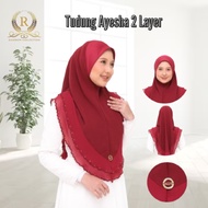 Tudung Ayesha 2 Layer | Premium