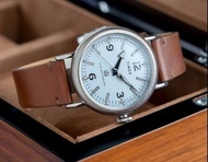 [包順豐] Timex Waterbury Standard 40mm Silver Case Silver Dial Brown Leather Strap TW2W20300 Quartz Wat