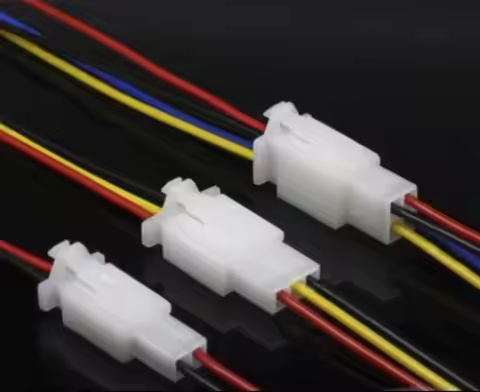 yierxjwshx1Pairs 2 3 4 6 9 pin 2.8mm Electrical Connector plug with 15CM copper wire for E-Bike,Moto