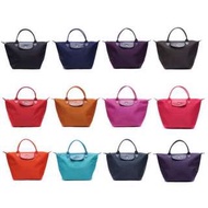 法國Longchamp 1602 同色短柄M號 多色/行星包
