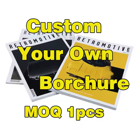 Custom Books Booklet Brochure Printing Magazine Comic Instruction Manual Catalogue For Advertising C
