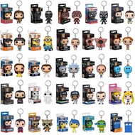 FUNKO POP Marvel Keychain Spider Chivalrous U.S.A Captain Harry potter Doctor Strange Venom Pikachu