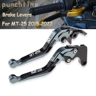 For YAMAHA MT-25 MT25 MT 25 2015-2022 Motorcycle Accessories Folding Extendable Brake Handles Clutch