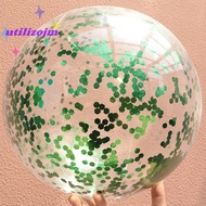 [utilizojmS] Inflatable Sequins Beach Ball Water Outdoor Toys Ultra Transparent Flash Water Play Beach Toy Ball new
