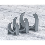 PVC Water Pipe Pipe Clamp U-Shaped Fixed Pipe Accessories Plastic Clip 1-Inch Gripper Tube 4 Points 