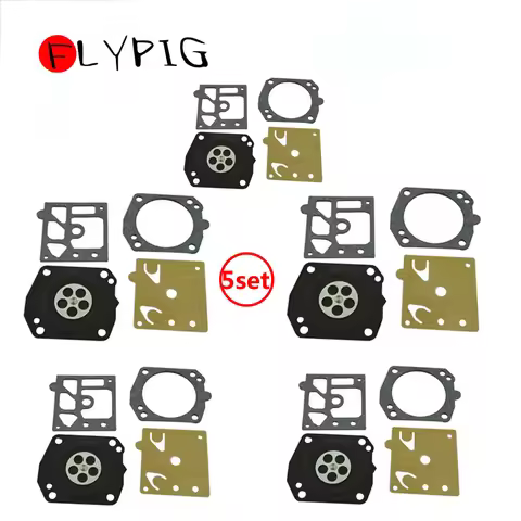 5set Carburetor Repair Diaphragm Gasket Kit for Walbro D10-HD for Stihl MS 290 310 390 440 Husqvarna