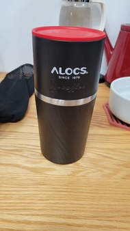 ALOCS不鏽鋼4合1手磨咖啡機/咖啡杯組(手沖壺+磨豆器+蓋杯子+滴漏器)研磨咖啡壺
