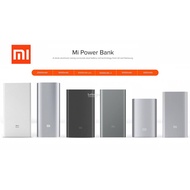 Xiaomi Mi PowerBank bank 5000 10000 V2 type-c 16000 20000mAh