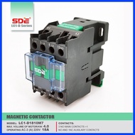 ▪ ▼ ∮ SDE MAGNETIC CONTACTOR SC1-D1810M7 (SC1-D Series) New Series