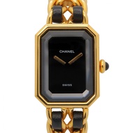 【二手】香奈兒 (Chanel) CHANEL 腕錶 Premiere S H0001 黑色鍍金 (GP) 皮革錶帶 Premiere S 女士二手 A