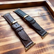 【Apple Watch 20mm 山羊皮 蝴蝶扣錶帶】各版本各尺寸適用 Ultra