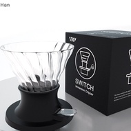 Han Immersion Coffee Dripper Glass V60 Coffee Maker V Shape Drip Coffee Filter SG