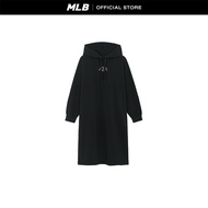 MLB ชุดเดรส ผู้หญิง WomenS Basic Hoodie Long Dress รุ่น 3FOPB0154 50BKS Black