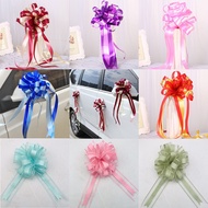 10PCS/Gift Packing Pull Bow Ribbons Flower Ball Pull Ribbon Holiday Gift Christmas Wedding Car Flower Wedding Decoration