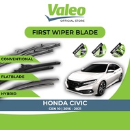 Valeo First HONDA CIVIC 1.5,1.8 (10th) [FC]  -Year '16 - ' 21[Conventional|Flat Blade|Hybrid] Wiper 