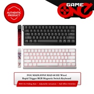 FGG MADLIONS MAD 60 HE Wired Rapid Trigger RGB Magnetic Switch Gaming Keyboard - Magnetic Axis Pro