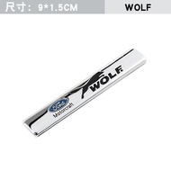 2Pcs Car Stickers Metal New Car Chrome Badge Emblem For Volkswagen VW Polo Golf 6 5 Jetta MK5 MK6 Pa