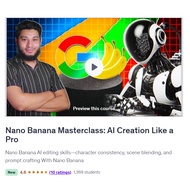 Nano Banana Video Course- Nano Banana + Veo 3 Masterclass: AI Creation Like a Pro