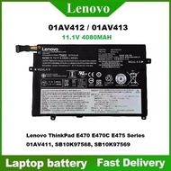 Lenovo 01AV412 / 01AV413 Laptop Battery Lenovo E470 E470C E475 01AV411 SB10K97569 SB10K97570 Battery