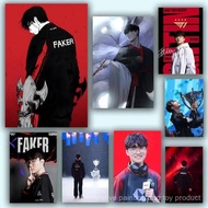 High-Resolution Print Of T1 F-Faker Canvas Poster, Featuring Popular Anime Themes, Singers/Osts/Movi