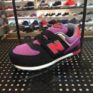 {潮鞋瘋} 紐百倫 NEW BALANCE 復古慢跑鞋 黑紫 麂皮 女段 KV574K1Y 現貨