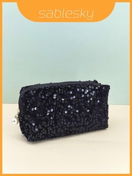 Trendy And Ladies Gents Sequin Cosmetic Bag For Travel And Needs Makeup Everyday